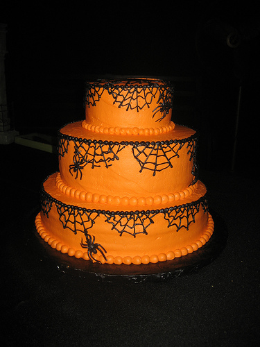 "Halloween wedding cake!" by discopalace